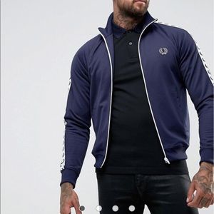 Fred Perry Laurel Wreath Tape Track Jacket